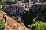 Il canyon dell'Orta nella valle omonima